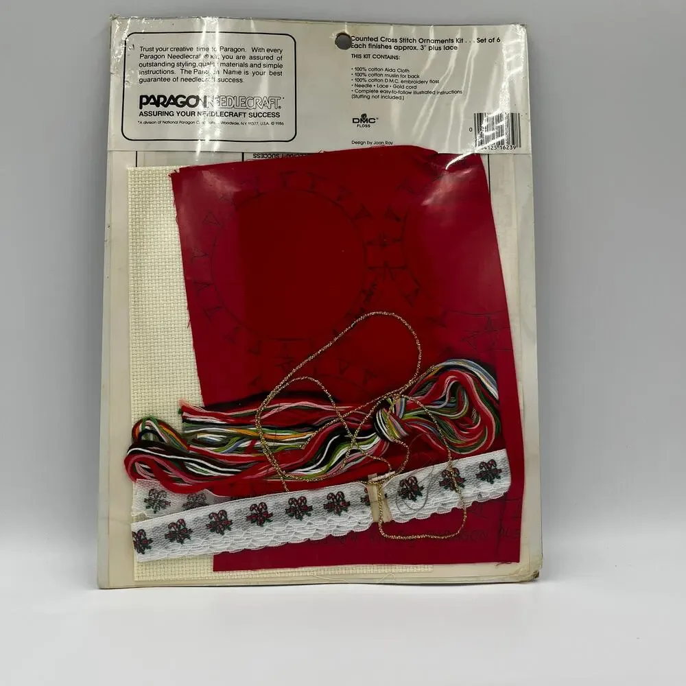 Paragon Needlecraft The Christmas Collection Counted Cross Stitch Ornaments Kit